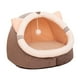 thumbnail image 5 of Cama para gatos, tienda de campaña, cama para dormir para mascotas con bola interactiva, casa cueva plegable súper suave, cama para gatos para perros, L, 5 of 8