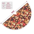 thumbnail image 3 of Rocae cute record music Skull for Christmas Tree Skirt with Pom Pom Trim for Holiday Party for Holiday Home Decor Indoor Outdoor-48", 3 of 7
