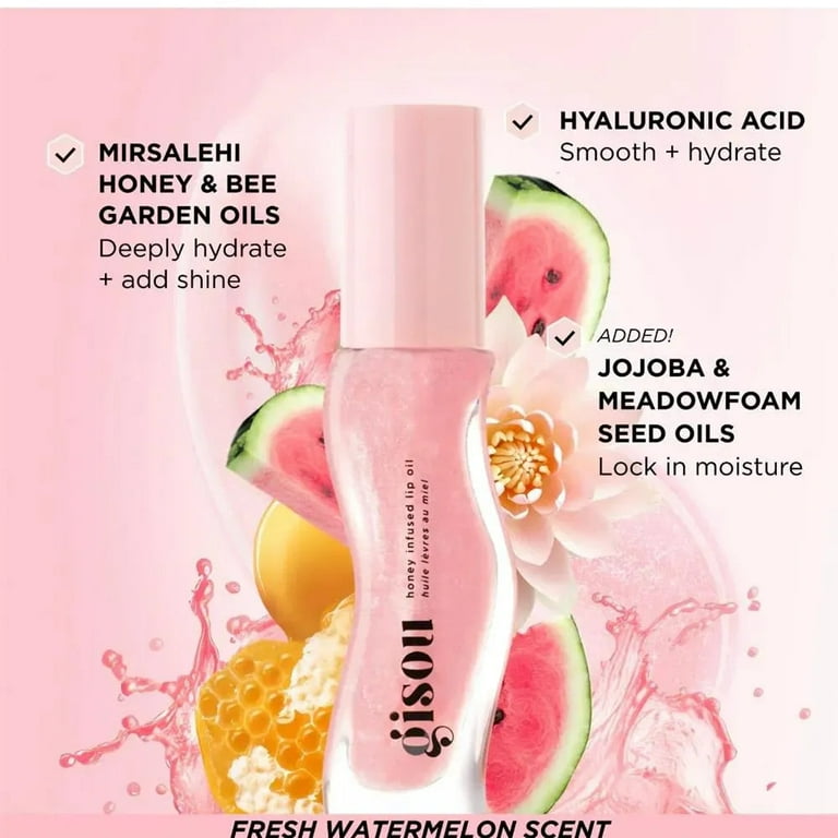 Gisou Lip Oil Moisturizing Lipcgloss Honey Gold Mango
