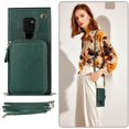 thumbnail image 2 of Funda tipo cartera para Huawei Mate 20 con tarjetero y correa para el hombro para mujer, 2 of 5