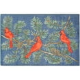 thumbnail image 1 of Mayberry Rug CC20673 30X46 Tapis de Cuisine en Nylon Imprimé Cardinal de Cabine Confortable 30 x 46 Po, Bleu, 1 of 1