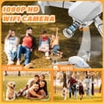 thumbnail image 3 of Drone with Dual 4K HD Cameras, FPV Foldable Drone for Kids Adults RC Quadcopter for Beginners with 2 Batteries and Carrying Case, Gray, 3 of 11