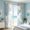Blue497, variant on Tuvgenk Creative Underwater Line Shell Coral Print Curtain, Living Room Bedroom Atmosphere Decorative Window Curtain (Style A)
