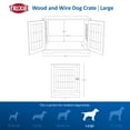 thumbnail image 5 of TRIXIE 38.7" Dog Crate, Indoor Crate Table for Dogs Up to 65 lb, Large Dog Kennel, Gray, 5 of 9