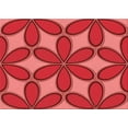 thumbnail image 1 of Ahgly Company Tapis Rectangulaire Rouge Lavable en Machine, 2 Pieds x 3 Pieds, 1 of 7