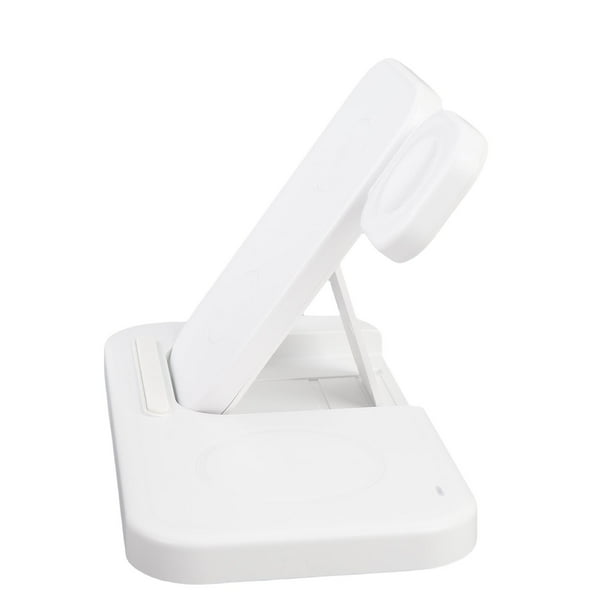 Estación De Carga Inalámbrica, Soporte 15W Plegable 4 Del Cargador Del Teléfono Para Auriculares De Botón
