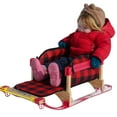 thumbnail image 4 of Era Streamridge Alpine Slasher Sled with Belted Pad, Ages 12 Months to 3 Years, Red and Black Plaid Pad, 4 of 5