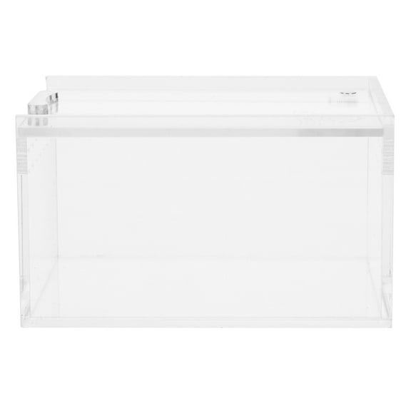 NICEXMAS Jumping Spider Terrarium Acrylic Transparent Pet Reptile Container 1Pcs