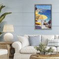 thumbnail image 3 of Stupell Industries Coastal Sunshine on the Shore Gray Floating Frame Canvas Art, 21 x 31, by Petals Prints Design, 3 of 8