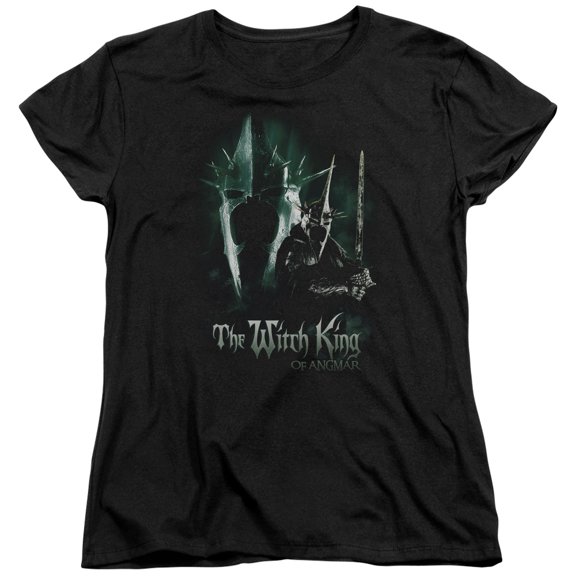 Lord of the Rings Witch King S/S Women's T-Shirt Black