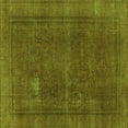 thumbnail image 1 of Ahgly Company Indoor Square Oriental Green Industrial Area Rugs, 3' Square, 1 of 4