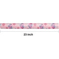 thumbnail image 3 of 23x58 Inch Girl Power Wrapping Paper Roll, Flower, Roller Skates Design Party Gift Wrap for Holiday, Birthday Graduation for Girls Women, 3 of 7