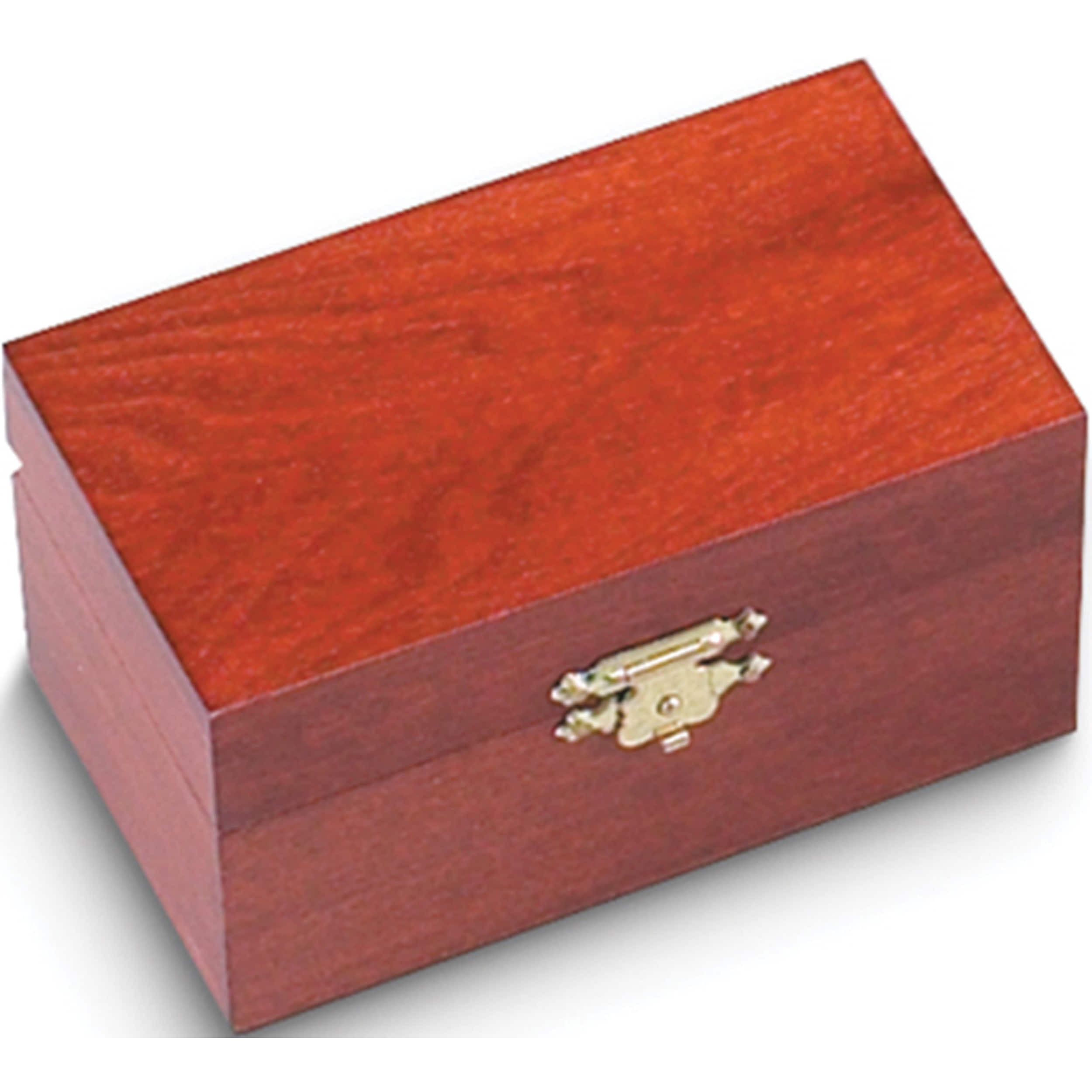 Fashion Small Wooden Keepsake Box With Hasp (5.1 X 2.9) Made In Poland