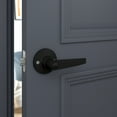 thumbnail image 5 of Villar Home Designs Door Lever Lara Black Keyed 2 Pack, 5 of 8