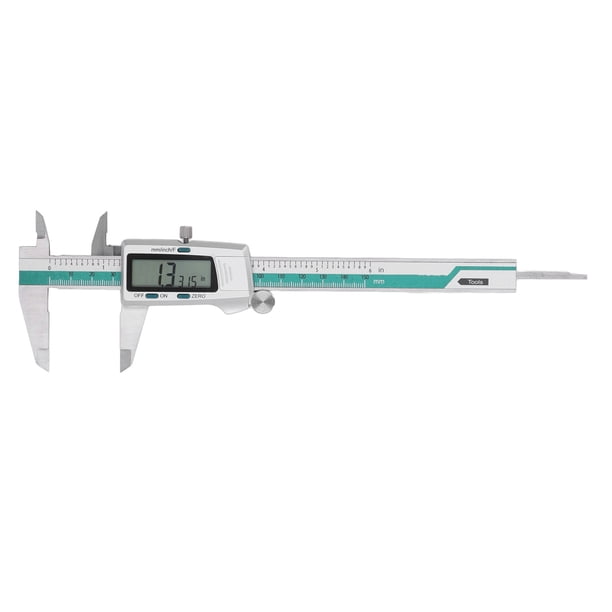 Calibrador Digital, 0 A 150 Mm, Herramienta De Medición Con Pantalla LCD De 0 A 6 Pulgadas, Acero Inoxidable Resistente, Alta Precisión Con Caja De Almacenamiento Para El Hogar