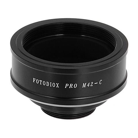 Fotodiox M42-C-Pro Pro Lens Adapter - M42 Screw Mount SLR Lens To C-Mount Cine & CCTV Camera Body