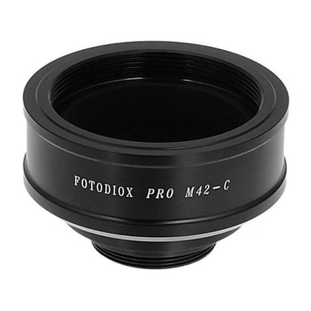 Fotodiox M42-C-Pro Pro Lens Adapter - M42 Screw Mount SLR Lens To C-Mount Cine & CCTV Camera Body