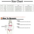 thumbnail image 2 of Leesechin 2024 Womens Bikinis Juniors Cute Split Bikini Two-Piece Print Beach Swimsuit Swimwear Beachwear Bathing Suits, 2 of 2