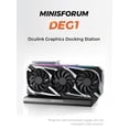 thumbnail image 2 of Estación de acoplamiento eGPU MINISFORUM DEG1 para RTX 4090 AMD RX 7900, 2 of 6