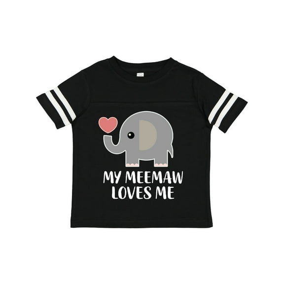Inktastic My Meemaw Loves Me Grandson Granddaughter Boys or Girls Toddler T-Shirt
