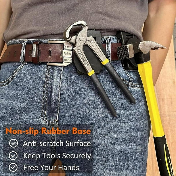 Magnetic Tool Belt Clip non slip Magnet Tool Holder For Belt magnetic Clip Tool Belt Accessories For Hammer Screwdriver
