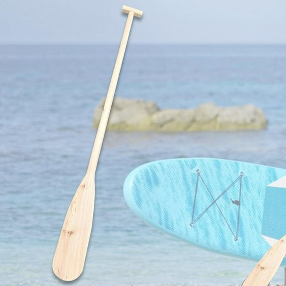 lacooooppia Wood Paddle Home Decoration Handheld Lightweight, Sturdy,Hand Crafted Ornament Craft Unfinished Dragon Boat Paddle Wooden Oar 50cm