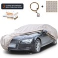 thumbnail image 1 of Thick Shell Car Cover Waterproof Windproof Snowproof All Season Weather-Proof Fit Sedan 170"-190" Length Sedan, 1 of 7