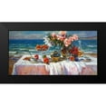 thumbnail image 2 of Sviridov, Sergei 18x11 Black Modern Framed Museum Art Print Titled - A Table by the Sea I, 2 of 5