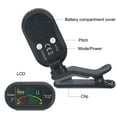 thumbnail image 3 of Chromatic Tuner,  Plastic Guitar Tuner, Durable LCD Ukulele For Chromatic Tuning Bass Guitar, 3 of 8