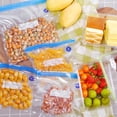 thumbnail image 5 of Paquete de 10 bolsas de almacenamiento de alimentos al vacío reutilizables con 2 tamaños de bolsas de alimentos al vacío, 1 bomba de mano, bolsa de vacío para alimentos, 5 of 5