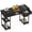 Black, variant on edx 48 Inch Office Desk with 2 Drawers, Spacious Writing Desk with Storage Shelves, Modern Computer Table for Home Office,Study and Work,White
