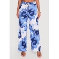 thumbnail image 3 of Women's Printed Poplin Wide Leg Pants, 3 of 4