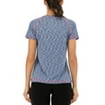 thumbnail image 7 of LELINTA Women's Plus Size Short Sleeve Women Quick Dry Slim Fit Yoga Tops Activewear Sports T-Shirt Pink/ Blue/ Grey, S-3XL, 7 of 7