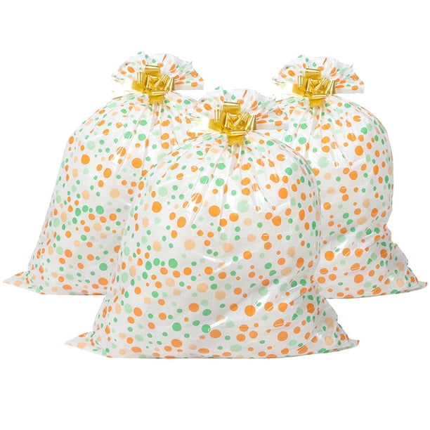KAKOWELY 3 bolsas de cumpleaños y bolsas de regalos con bolsas de regalos y bolsas de regalos de fiesta Perfectas para pequeñas bolsas de regalos de fiesta y bolsas de regalos de plástico