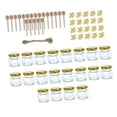 thumbnail image 4 of Frascos de vidrio pequeños de 20 piezas, frascos de vidrio para conservas para líquidos, miel, regalo DIY, 4 of 9