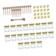 thumbnail image 4 of 20x Frascos de Vidrio Pequeños de 1.5oz con Cucharas de Madera, Colgantes de y Cuerda Decorativa Frascos Hexágonos Transparentes Frascos de, 4 of 8