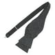 thumbnail image 4 of Corbata de moño,lazo del uno mismo,puntos blancos,Pajarita Negra, 4 of 7