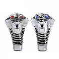 thumbnail image 2 of Car LED Cobra Head Manual / Automatic Gear Stick Shift Knob Shifter Lever Novelty Tool Universal Use LED red, 2 of 8