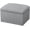 Light Grey, variant on Hanyu Rectangular Storage Ottoman Cube Footrest with Side Pocket, Coffee Linen Fabric Foot Rest Stool Ottoman with Storage for Living Room Bedroom