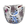 thumbnail image 1 of S SERENABLE Mallet Putter Cover With Closure Headcover Club PULeather Blue, 1 of 6