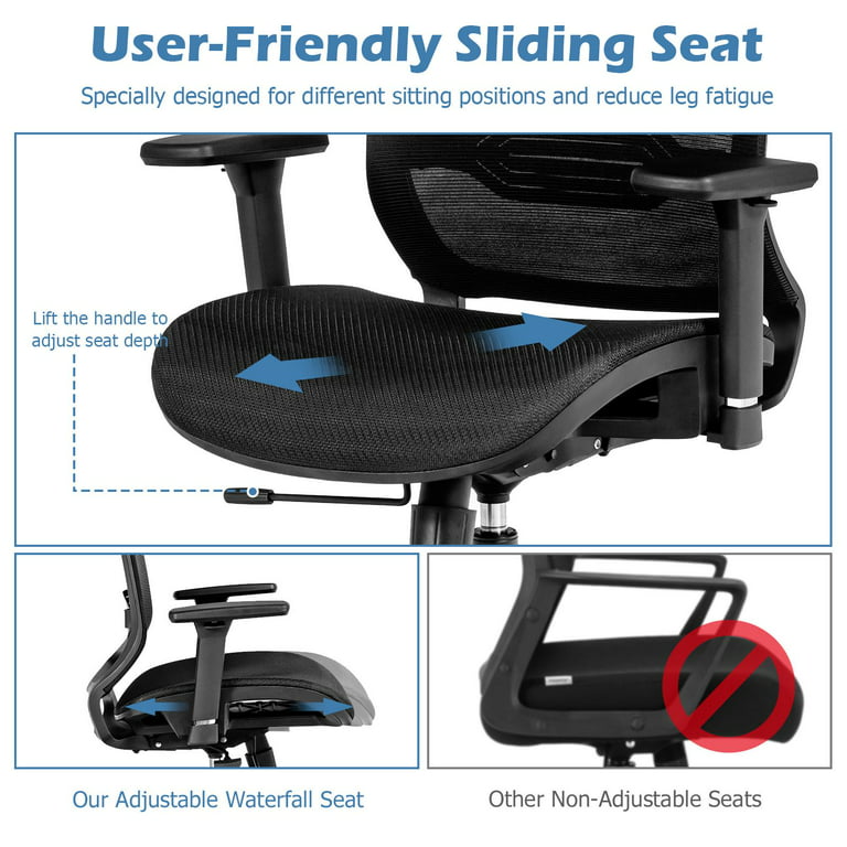 Giantex Ergonomic Kneeling Chair, Posture Chair for Desk with Cushion –  Giantexus