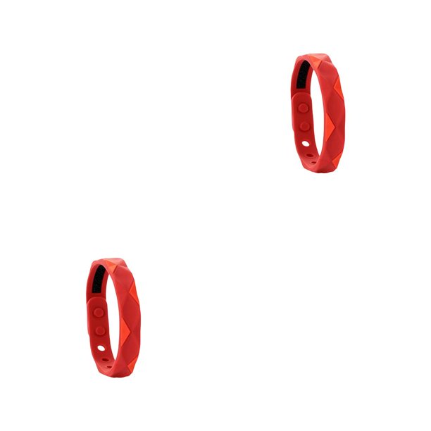 Qarigey Pulseras Fatiga Balance Negativo Energía Rojo Estándar 2Conjunto
