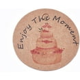 thumbnail image 2 of Paper Hanging Tags Round Shape Cake Pattern Color 30x0.2mm Hole Size 3mm for Wedding Favors Birthdays Special Events, 2 of 2