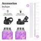 thumbnail image 4 of Termo Botella Acero Inoxidable Portatil Frio Caliente 32 Oz Violeta, 4 of 5
