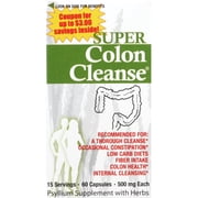 (2 pack) (2 Pack) Health Plus Super Colon Cleanse, Capsules with Herbs, 60 CT