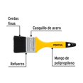 thumbnail image 3 of Brocha Con Mango De Plástico 2' Pretul amarillo, 3 of 4