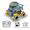 Gray, variant on Mini RC Stunt Truck 1/64 4WD 360° Rotation Remote Control Car with Lights for Adults & Kids Christmas Birthday Gifts-Blue-Gray