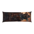 Body Pillow Cover, Steampunk Cowboy Cat Soft and SkinFriendly Body