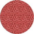 thumbnail image 1 of Ahgly Company Indoor Round Patterned Valentine Red Area Rugs, 6' Round, 1 of 6