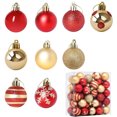 thumbnail image 1 of Adornos De Bolas De Navidad Inastillables Adornos Para Árboles De Navidad Bolas De Galvanoplastia Colgante Para Compromisos Aniversarios Y Fiestas 50Pcs 4Cm Methold  HA038671-00, 1 of 6